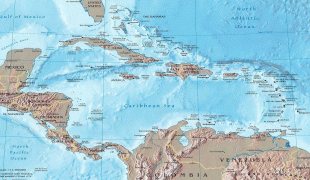Kaart (kartograafia)-Dominikaani Vabariik-central_america_ref02.jpg