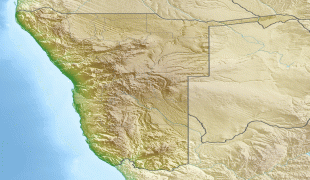 Karte (Kartografie)-Namibia-Namibia_relief_location_map.jpg