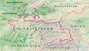 Kaart (cartografie)-Tadzjikistan-large_detailed_relief_map_of_tajikistan.jpg