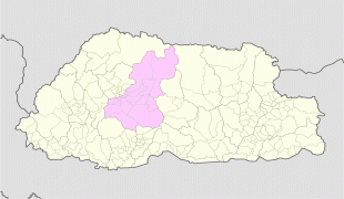 Географическая карта-Бутан-Wangdue_Phodrang_Bhutan_location_map.png