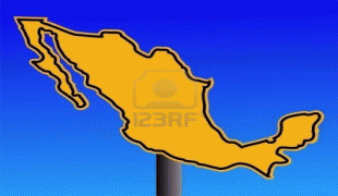 Bản đồ-Mễ Tây Cơ-2481986-yellow-mexico-map-warning-sign-on-blue-illustration.jpg