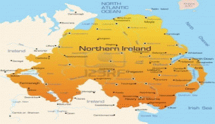 Kaart (kartograafia)-Põhja-Iirimaa-3479351-abstract-vector-color-map-of-northern-ireland-country.jpg