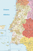 Географічна карта-Португалія-POLITICAL%2BVECTOR%2BMAP%2BPORTUGAL%2BZIP%2BCODES.jpg
