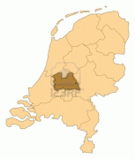 Bản đồ-Hà Lan-14450033-map-of-netherlands-where-utrecht-is-highlighted.jpg