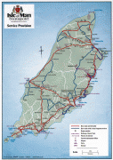 Kaart (kartograafia)-Man-Isle-of-Man-Transportation-Map.jpg
