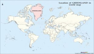 Kaart (kartograafia)-Gröönimaa-Greenland_location_map.jpg