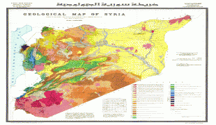 Kaart (kartograafia)-Süüria-syria_map_geology.jpg
