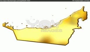 Žemėlapis-Jungtiniai Arabų Emyratai-united-arab-emirates-3d-golden-map-3fb9b5.jpg
