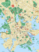 Kaart (cartografie)-Helsinki-helsinki_map_stpeterline.jpg