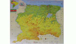 Карта (мапа)-Суринам-suriname.jpg