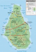Kaart (kartograafia)-Montserrat-Topographic-map-of-Montserrat-de.png