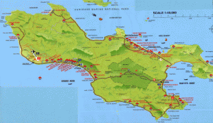 Карта (мапа)-Сејшели-Grand-Anse-tourist-Map.jpg