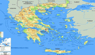 Kaart (cartografie)-Griekenland-detailed-greece-physical-map.jpg