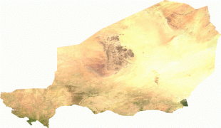 Kaart (kartograafia)-Niger-Niger_sat.png