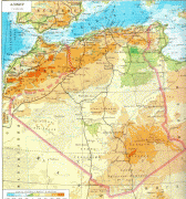 Карта (мапа)-Алжир-Algeria-map.jpg
