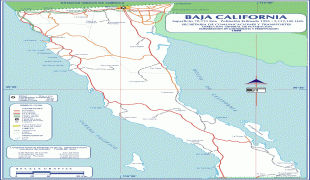 Bản đồ-Baja California-Baja_California_Road_Map.jpg