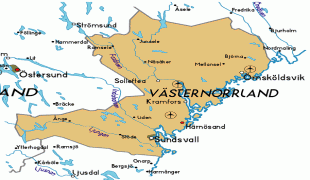 Västernorrland Karta : Länsstyrelsen uppmanar till försiktighet efter