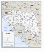 Kaart (cartografie)-Guinee-large_political_and_administrative_map_of_guinea.jpg