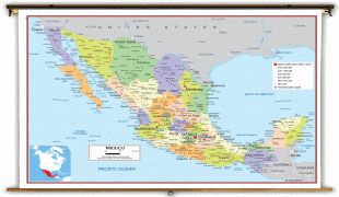 Карта (мапа)-Мексико-academia_mexico_political_lg.jpg