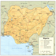 Kaart (cartografie)-Nigeria-GRMC%2BCIA%2Bmap%2Bof%2BNigeria.jpg