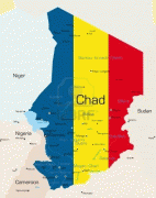 Ģeogrāfiskā karte-Čada-3686786-abstract-vector-color-map-of-chad-country-colored-by-national-flag.jpg