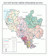 Kaart (kartograafia)-Vietnam-Binh-Duong-map.jpg
