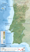Kort (geografi)-Portugal-Portugal_topographic_map-pt.png