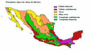 Bản đồ-Mễ Tây Cơ-Mexico-Climate-Map.gif