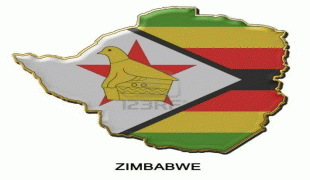 Carte géographique-Zimbabwe-3053304-map-shaped-flag-of-zimbabwe-in-the-style-of-a-metal-pin-badge.jpg