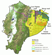 Kaart (kartograafia)-Ecuador-oil_blocks_ecuador_large.jpg