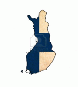 Географічна карта-Фінляндія-15531434-finland-map-on-finland-flag-drawing-grunge-and-retro-flag-series.jpg