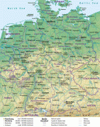 Kaart (cartografie)-Duitsland-Germany_general_map.jpg