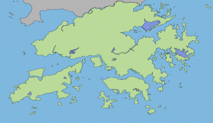 Kaart (kartograafia)-Hongkong-Hong_Kong_Outline_Map.png