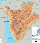 Географическая карта-Бурунди-Burundi-physical-map.gif