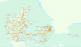 Bản đồ-Đan Mạch-road_map_of_denmark.jpg