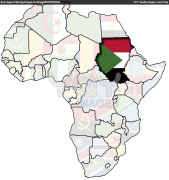 Карта-Судан-sudan-on-africa-map-564ab7.jpg
