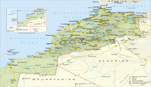 Kaart (kartograafia)-Maroko-marokko.jpg