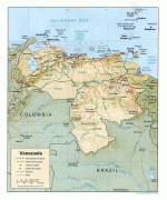 Bản đồ-Tlaxcala-Venezuela_Shaded_Relief_Map_1993.jpg