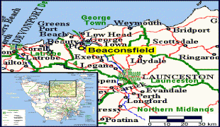 Географическая карта-Тасмания-Beaconsfield_Tasmania_Location_Map_2.png