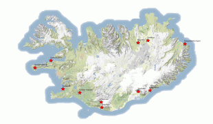 Kaart (kartograafia)-Island-000_Iceland_Map.jpg