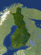 Kaart (cartografie)-Finland-finland-map.jpg