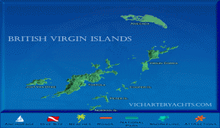 Kaart (cartografie)-Britse Maagdeneilanden-British_Virgin_Islands_map.jpg
