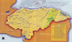 Kaart (kartograafia)-Honduras-detailed-and-large-size-honduras-map.jpg
