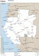 Karte (Kartografie)-Gabun-detailed_political_map_of_gabon.jpg