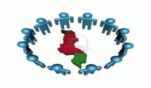 Karte (Kartografie)-Malawi-6692746-circle-of-abstract-people-around-malawi-map-flag-illustration.jpg