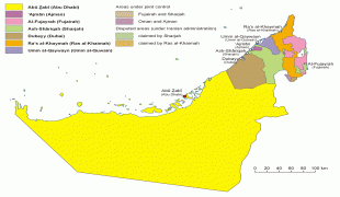 Kort (geografi)-Forenede Arabiske Emirater-United-Arab-Emirates-Country-Map.jpg