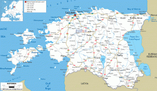 Žemėlapis-Estija-Estonia-road-map.gif
