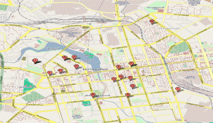 Karta - Jekaterinburg (Yekaterinburg) - MAP[N]ALL.COM