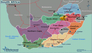 Ģeogrāfiskā karte-Dienvidāfrika-South_Africa-Regions_map.png