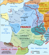 Kaart (kartograafia)-Prantsusmaa-France_language_map_1550.jpg